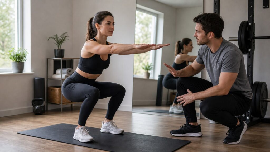 Squat : exécution parfaite et erreurs à éviter