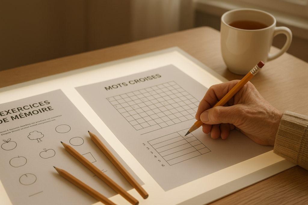 Exercices mémoire seniors à imprimer : 10 fiches gratuites