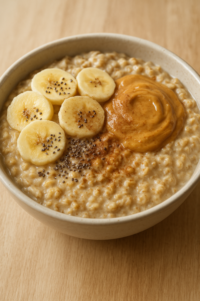 Recette Porridge Protéiné Flocons d'Avoine Sans Sucre