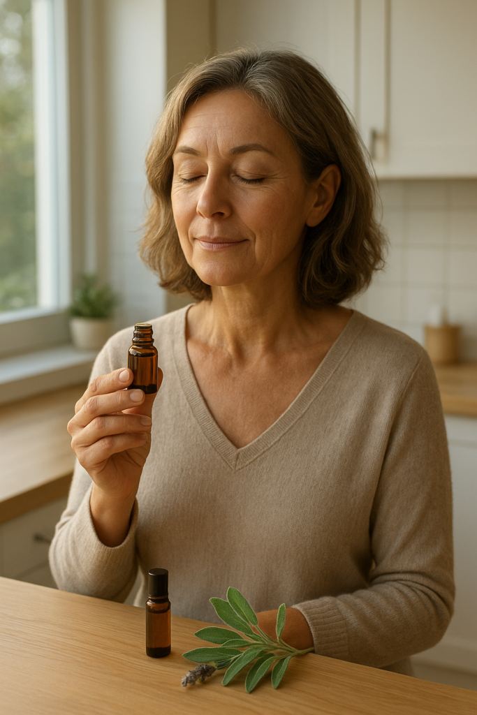 Huiles essentielles pour bouffées de chaleur : le guide
